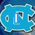 Blue 'NC' logo with white outline over blue background, orange basketball texture below, and gray on right