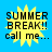 Yellow starburst shape with black text on blue background, repeated four times in a