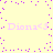 A static icon with a pale yellow background, purple pixelated dots forming a border and scattered pattern, and repeated light pink text reading "Diona<3" in four locations.