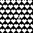 Black and white pixel art featuring repeating heart shapes with partial text fragments 'ily' visible in multiple locations.
