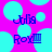 Pixelated text 'Julia' and 'Roy III' on a bright pink background with cyan circles.