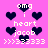 Pixelated pink background with dark blue hearts and white text reading 'omg i heart jacob >>>33333' repeated in a pattern