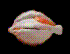 Animated sequence of a stylized eye icon opening and closing against a black background, with visible eyelid movement and iris details.