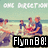 Pixelated beach scene with four figures in swimwear, light blue sky, and black banner reading 'Flynn88!' in white text.