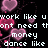 Pixelated text on black background with pink heart shapes, displaying motivational phrases.