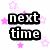 A static image with six text phrases arranged in two against a white background with pink star patterns