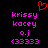 Pixelated text and symbols on black background with red heart above pink text elements.