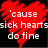 Red heart-shaped pixel art with white text on black background, transitioning to a solid red heart on gray background.