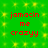 Green background with yellow square patterns and red text reading "jamacin me crazyy" in four identical quadrants.