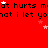 Red background with repeated black text and scattered white stars, partially cropped on the right side.