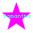 Four identical pink star icons with cyan text "Samantha" overlaid, arranged in a on white background