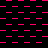 A black background filled with pink rectangular shapes arranged in horizontal , transitioning from short lines to full squares across the image's width