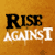 Static pixelated icon featuring bold text on a textured orange background with visible dithering and anti-aliasing effects.