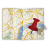 A pixelated map icon with a red pushpin on a light background featuring yellow and blue elements.