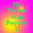 Green pixelated text "Hi Peeps Was Poppin U" on a pink and yellow gradient background with a subtle circular pattern.