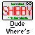 Two side-by-side pixelated license plate icons with red 'SHIBBY' text, green 'Cruel' and 'hCruel' text, and black-and-white checkered corners, each with distinct lower text.