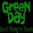 Green pixelated text 'Green Day' on dark background with faint lower text, static image.