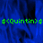 Blue background with green text $<Quintin>$ repeated in two positions, one top and one bottom left.