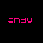 A static digital image with two pixelated portrait sections and pink text on black background.