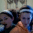 Two people with blue headbands pose closely together on a left side, while a purple background with 'BFFLS!' text appears on the right.