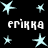 Light blue star shapes and pixelated text on a black background, with multiple stars arranged around the text.