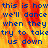 Blue pixelated text on a fiery orange-yellow background with a gray rectangle on the right side.