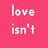 A static image with a split background: pink on the left, black on the right. White text appears in both sections.