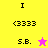 Two side-by-side display identical text and symbols with differing background colors and star icons, one yellow-pink split with a pink star, the other solid peach with a yellow star