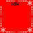 Red background with white dashed lines forming a , four asterisks at each corner, and black 'idk' text in top-left, top-right, bottom-left, and bottom-right corners