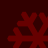 Four red snowflake shapes on a dark background, each with distinct branching patterns and varying numbers of arms.