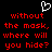 Black background with red pixelated text and a white heart-shaped cursor above the left text block.