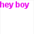 Pixelated text in four colored sections arranged in a on white background