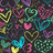 Pixelated icon with four quadrants: top-left hearts, top-right text, bottom-left hearts, bottom-right empty space.