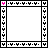25 identical square arranged in a layout, each containing the word 'lonely' with pink heart shapes scattered around it