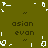 Pixelated green background with white text and abstract shapes arranged in a pattern