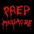 Pixelated red text on black background reads 'PREP' above 'MPSHARE', with dripping effects and partial character distortion.