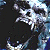 A 50x50 pixel animated buddy icon featuring a stylized skull on the left and green text 'Original Icons .com' on the right against a dark background.