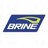 A blue parallelogram-shaped icon with a green and yellow gradient design on top, featuring white pixelated text reading "BRAVE" in the lower section.