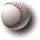 A baseball rendered with red stitching on a white surface, shown from multiple angles in a with a gray in the bottom-right corner