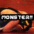 Animated image of a character with orange hair and dark clothing holding a black object, overlaid with text banners.