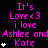 A static digital image displays repeated text and symbols in bright pink on a black background with a gray rectangle in the bottom-right corner.