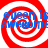 Four identical red and white spiral patterns with blue text reading 'eileen is awesome' overlaid on each quadrant.