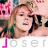 A pixelated static image shows a person with light brown hair and green eyes, wearing dark clothing against a pink background with partial text reading 'LOSER' below.