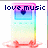 Pixelated rainbow-colored device with blue screen and dark blue heart symbol, red base, and text above it changing across frames.