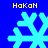 Four identical pixelated snowflakes on a blue background with yellow text above and below each.