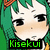 Pixelated anime-style character with green hair and orange headband, displayed in a with text overlay
