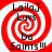 Red and white spiral background with black text reading "LailaJ LuvS Do Saints!!!" arranged in four