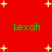 Red background with yellow stars and green text reading "Lexah" in four positions, static image.