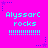 Bright pink background with cyan text reading 'Alyssarc rocks' and multiple lines of cyan exclamation marks, surrounded by purple star-shaped pixel decorations.