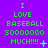 Green pixelated text on purple background reads "I LOVE BASEBALL 50000000 MUCH!!!" with varying punctuation and symbols across frames.